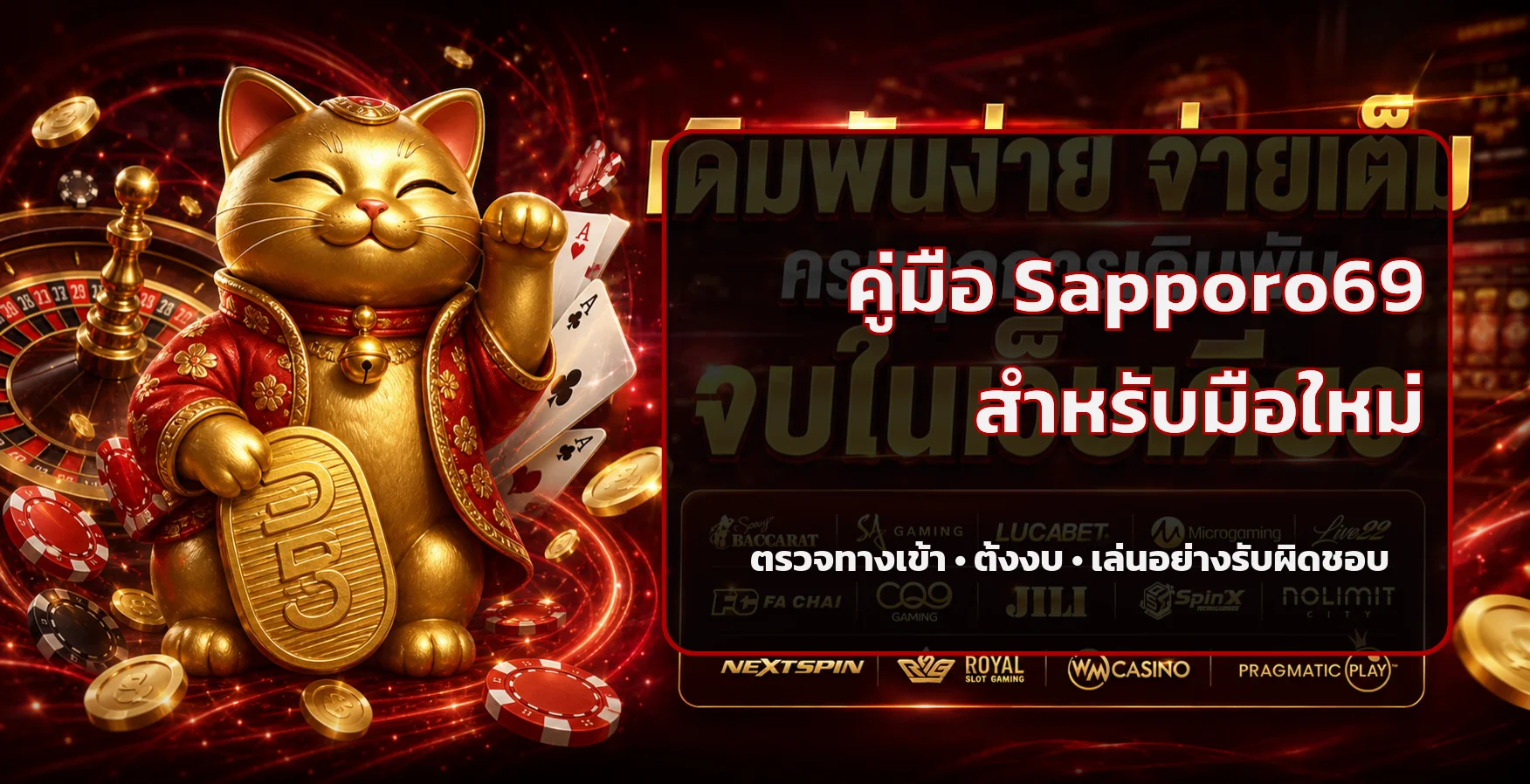 Sapporo69 คู่มือมือใหม่ ตรวจทางเข้าและตั้งงบ